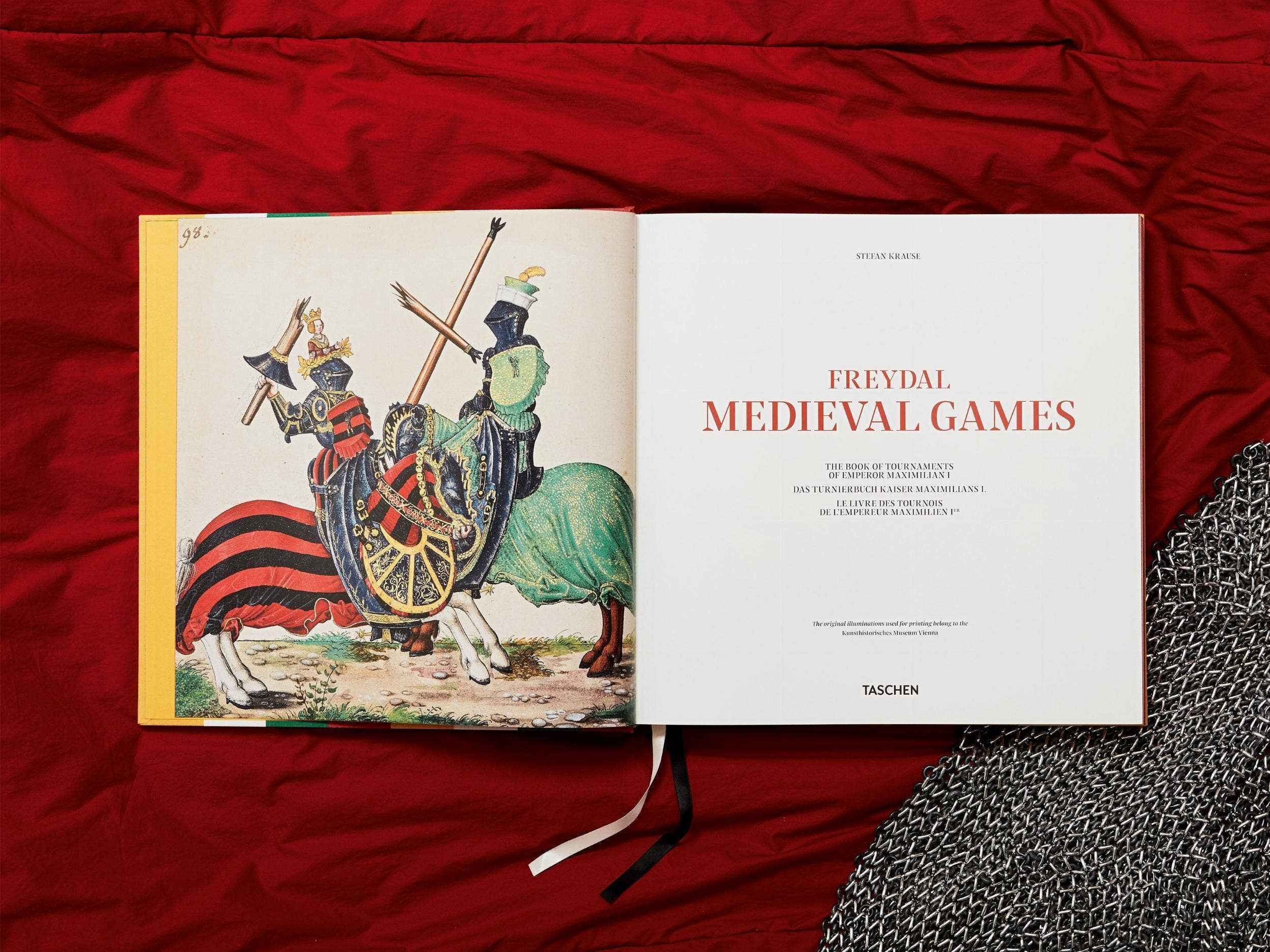 Medieval Games. The Book of Tournaments of Emperor Maximilian I - Freydal (German, French, English)