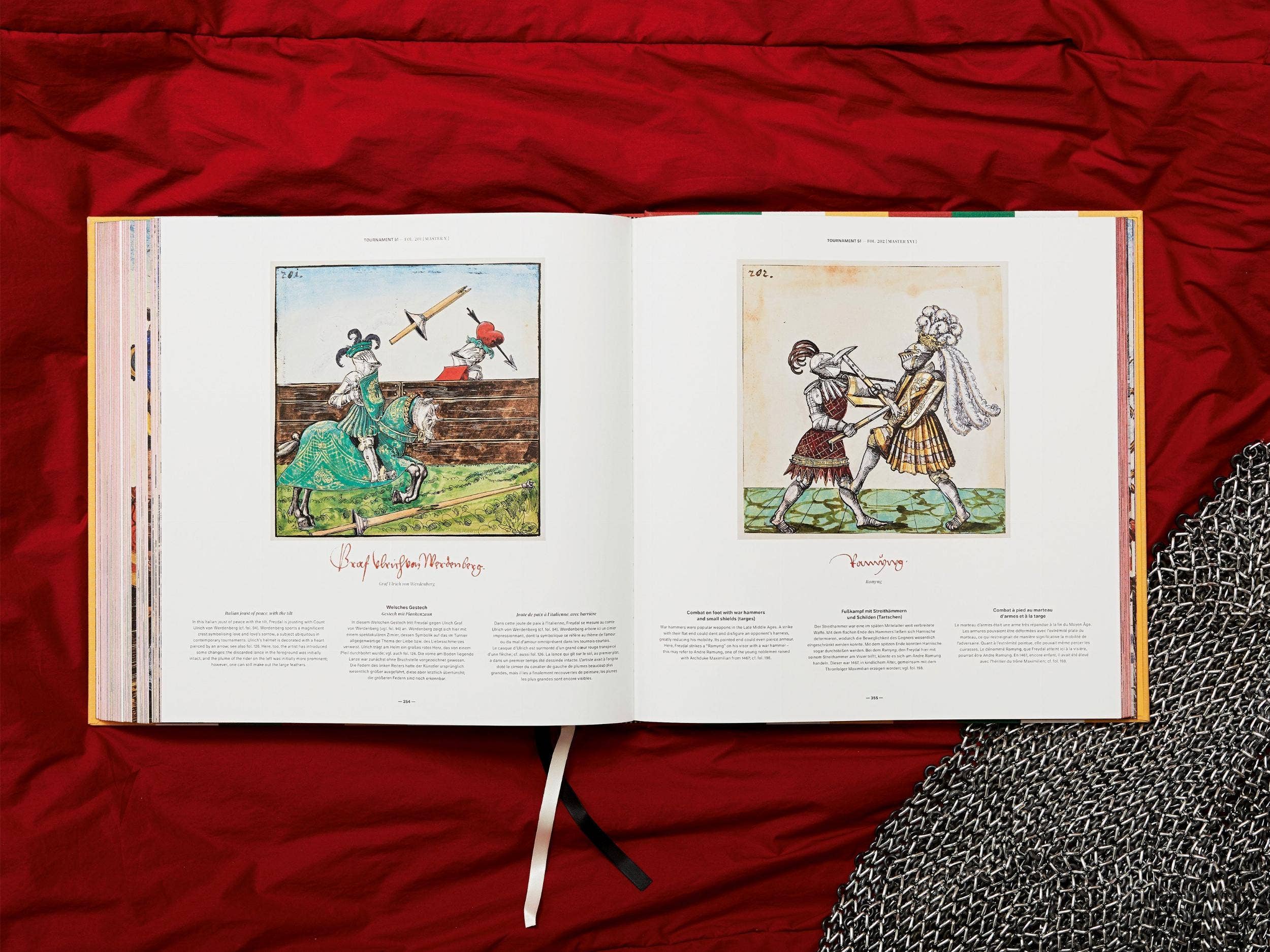 Medieval Games. The Book of Tournaments of Emperor Maximilian I - Freydal (German, French, English)