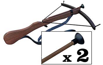 Lasten puinen varsijousi, 60 cm