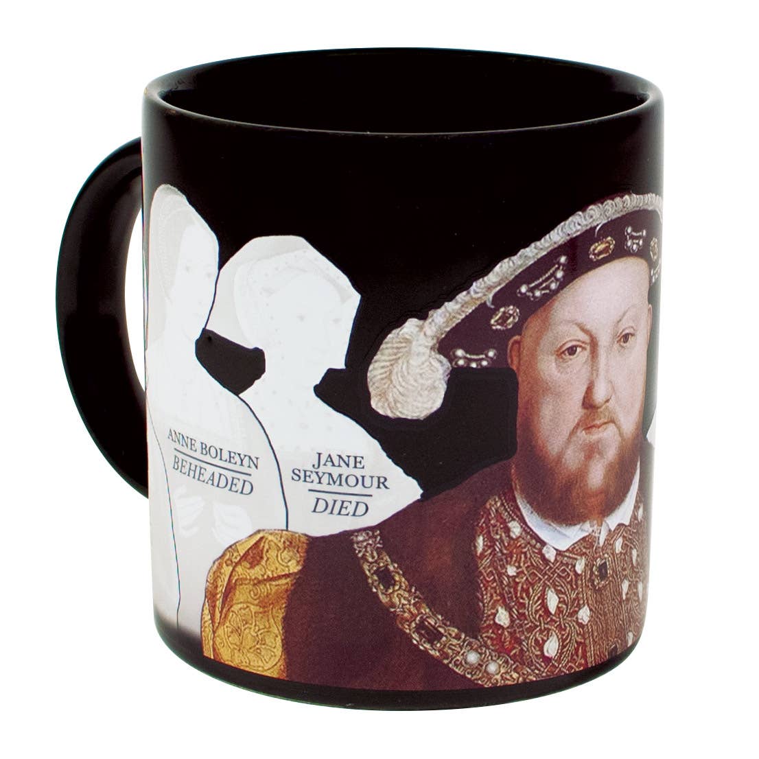 King Henry VIII -lämmön vaikutuksesta muuttuva muki