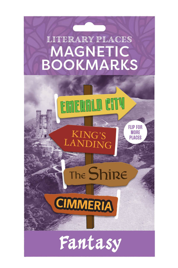 Literary Places -magneettikirjanmerkit (Fantasy Set)