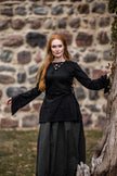 Lea-hupputoppi, nyöritettyä puuvillaa