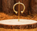 Hevosenkenkäsolki, messinkiä, 3 cm