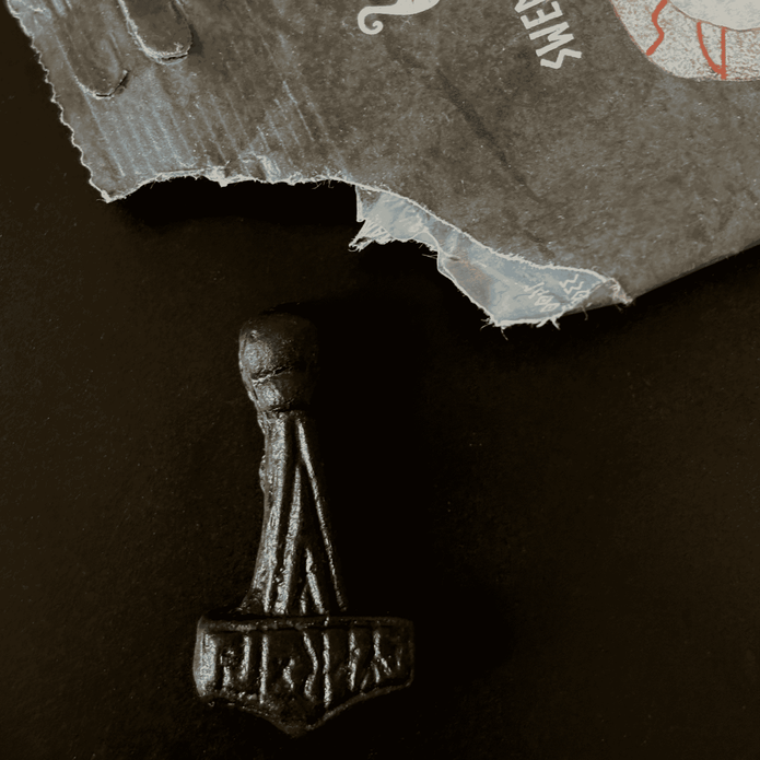 Viking Sweets -viikinkimakeiset, 120 g, salmiakin maku – toinen kuvakulma 2