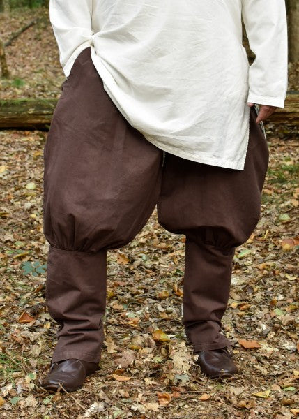 Olaf-viikinkihousut, väljät puuvillahousut