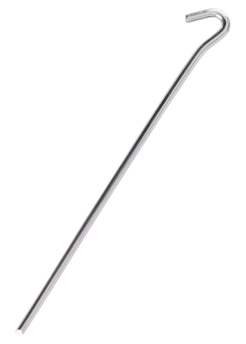 Teräksinen telttavaarna, noin 30 cm